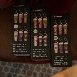 Starbucks Limited Edition Cold Cup Key Chains - Multicolor